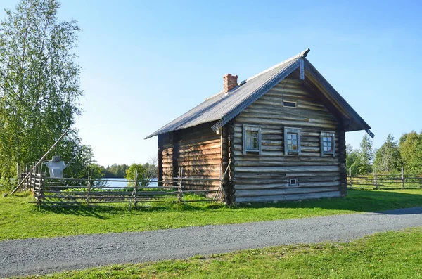 Kizhi Karelia Septiembre 2015 Casa Campesino Shchepin Aldea Shchepino Volkostrov —  Fotos de Stock