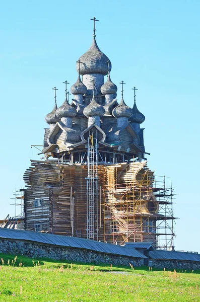 Kizhi Church Transfiguration Reconstruction — Stock Photo, Image