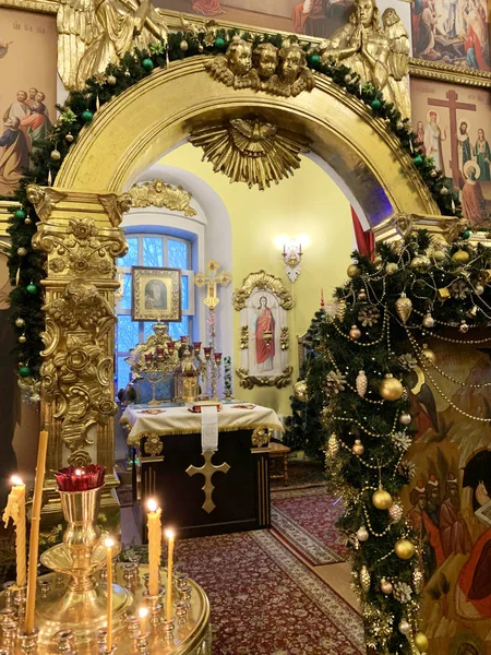 Ostasjkov Tver Region Ryssland Januari 2020 Altar Virgin Kvinnliga Zhitenev — Stockfoto