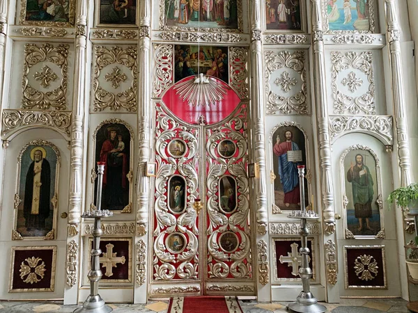 Kyshtym Rusia Enero 2020 Interior Catedral Natividad Cristo Kyshtym Región —  Fotos de Stock