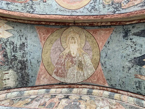 Kirillov Vologda Rusia Febrero 2020 Antiguos Frescos Del Monasterio Kirillo — Foto de Stock