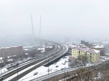 Rusya, Vladivostok şehri Mart ayında kasırga sırasında