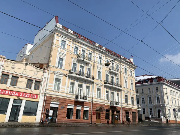 Vladivostok Rusland Februari 2020 Svetlanskaya Straat Huis Steinbach Huis 1901 — Stockfoto