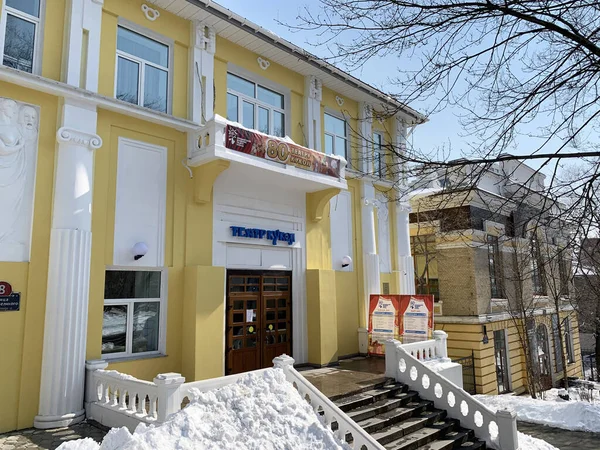 Vladivostok Rusland Februari 2020 Vladivostok Poppentheater Winter — Stockfoto