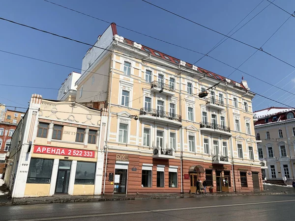 Vladivostok Rusia Februari 2020 Jalan Svetlanskaya Rumah Rumah Steinbach 1901 — Stok Foto