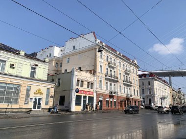 Vladivostok, Rusya, Şubat, 29,20.Rusya, Svetlanskaya Caddesi, 55 numara, Steinbach evi, 53 numaralı ev, Bryugin 'in 2 numaralı binası ve Kokin' in şekerleme evi.