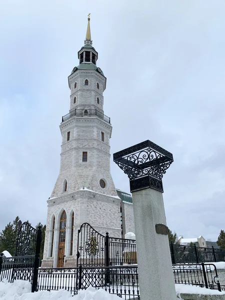 Torre Bell Zlatoust Colina Vermelha Chelyabinsk Região Rússia — Fotografia de Stock