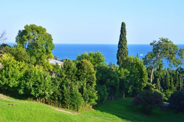 Abhazya. Yeni Athos 'taki Karadeniz kıyısı