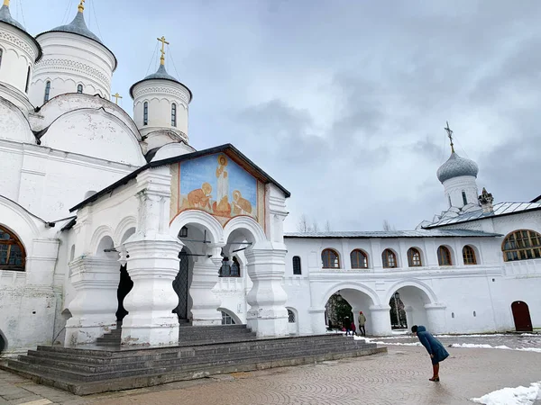 Spassky Cathedral Transition Ancient Russian Cells Spaso Prilutsky Monastery Vologda — Stock Photo, Image