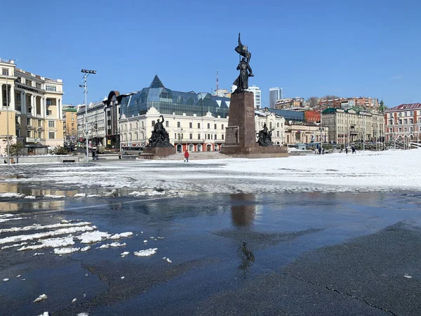 Vladivostok Rusya Mart 2020 2020 Mart Indaki Koronavirüs Salgını Sırasında — Stok fotoğraf