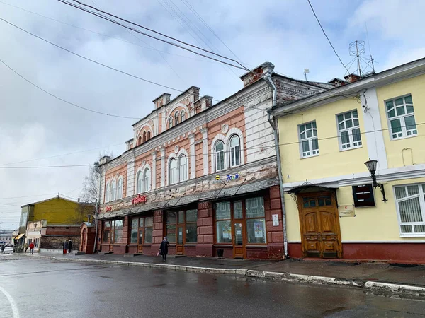 Vologda Russie Février 2020 Vologda Kamenny Rue Maisons Début 19Ème — Photo