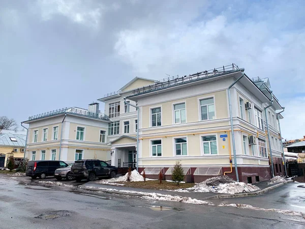 Vologda Ryssland Februari 2020 Hus Nummer Pushkinskaja Gatan Staden Vologda — Stockfoto