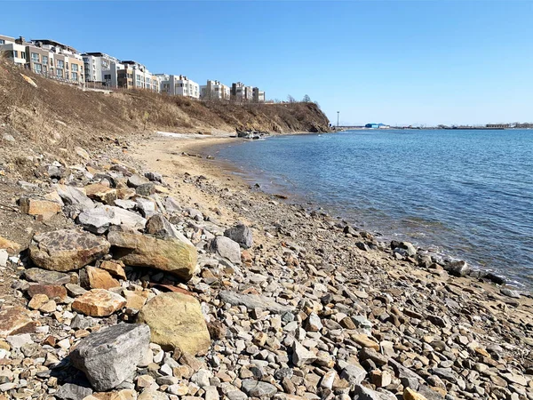 Vladivostok Patrokles Patrokl Bahía Bahía Ussuri Del Mar Japón Primavera — Foto de Stock