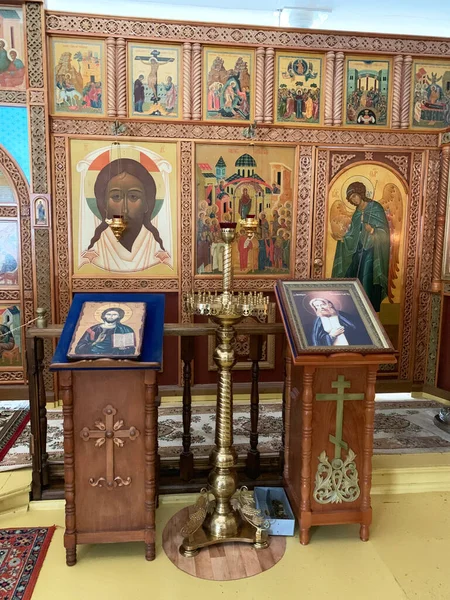 Goritsy Gebiet Wologda Russland Februar 2020 Kirchenutensilien Der Kirche Der — Stockfoto