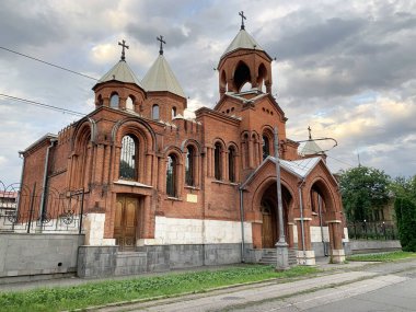 St. (Surb) Ermeni Havari Kilisesi Grigor Lusavorich. Olykavkaz, Kuzey Osetya-Alanya Cumhuriyeti