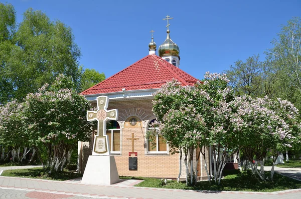 Rússia Adygea Pobeda Aldeia Mihaylo Afonskaya Desertos Mosteiro Igreja Arcanjo — Fotografia de Stock