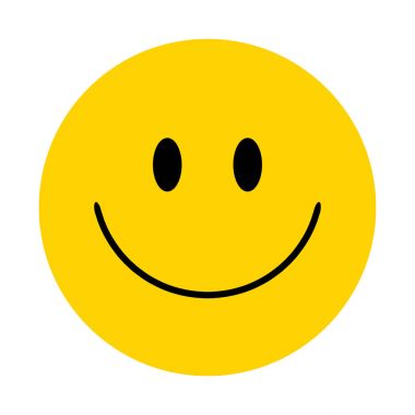 Smiley. Vektör mutlu yüz