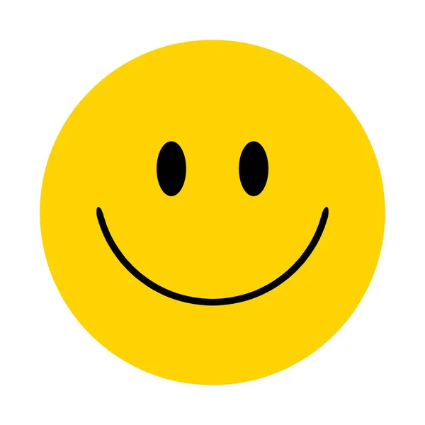 Sonriente. Vector cara feliz — Archivo Imágenes Vectoriales