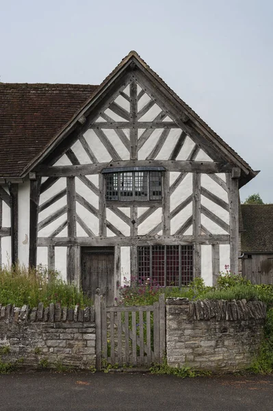 Stratford Avon England May 2018 Αρχαία Ιστορική Κατοικία Και Αγρόκτημα — Φωτογραφία Αρχείου