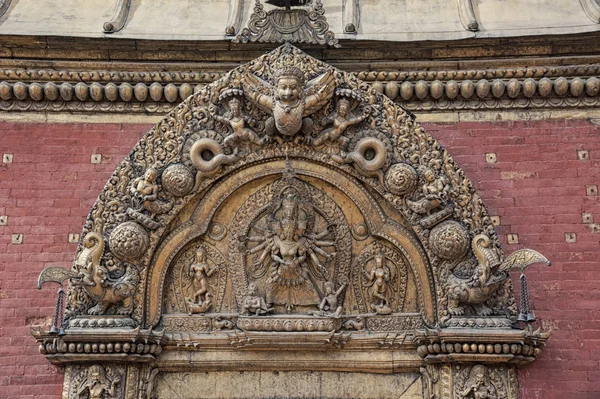 Antico Palazzo Reale Porta Oro Sulla Piazza Durbar Bhaktapur Nepal — Foto Stock