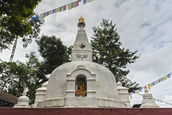 Kathmandu Nepal August 2018 Swayambhunath Stupa Monkey Temple Kathmandu Valley — 图库照片