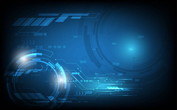Abstract technology background interface communication concept