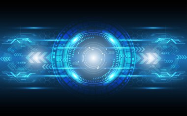 Soyut teknoloji arka plan iletişim kavramı fütüristik dijital yenilik arka plan vektör çizim