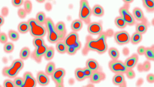 Resumen Brillante Fondo de partículas coloridas. Bucle sin costura . — Vídeos de Stock