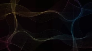 Renkli dalgalar/duman logonuzu yeri olan çok renkli arka plan / metin. Sorunsuz döngü