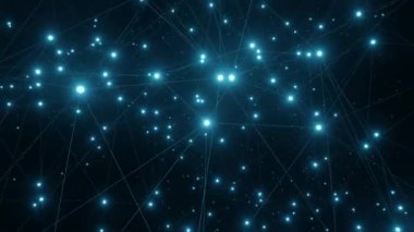 Soyut teknoloji, bilim ve mühendislik geçmişi. Dijital, iletişim ve noktalı teknoloji geçmişi. Soyut pleksus şekilleri. Bağlantı ve web konsepti. döngü