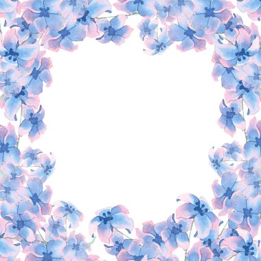 mavi çiçekler bahar