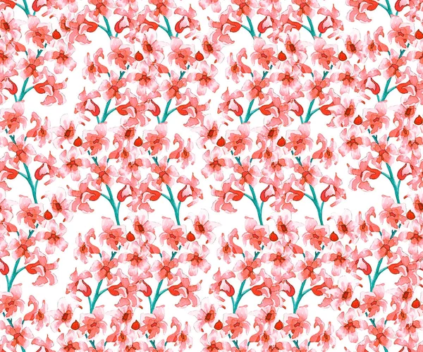 Floral μοτίβο χωρίς ραφή — Φωτογραφία Αρχείου