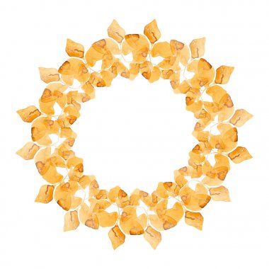 Çelenk sarı çiçek