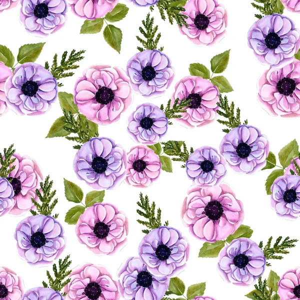 양 귀 비 꽃 원활한 패턴 — 스톡 사진