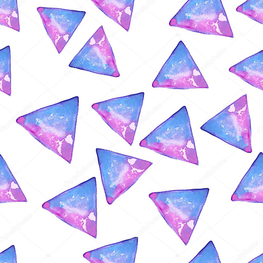 abstract seamless pattern of triangles