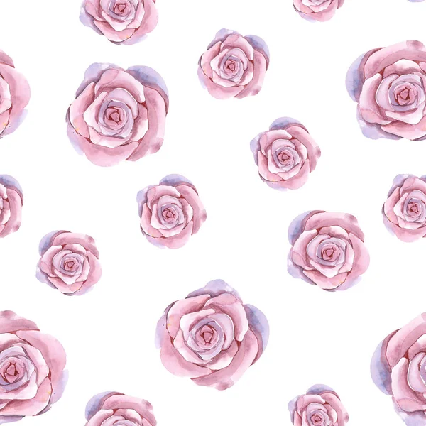 Floral seamless pattern with roses — Stock Photo, Image