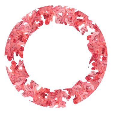 kare kırmızı yaprakları ile