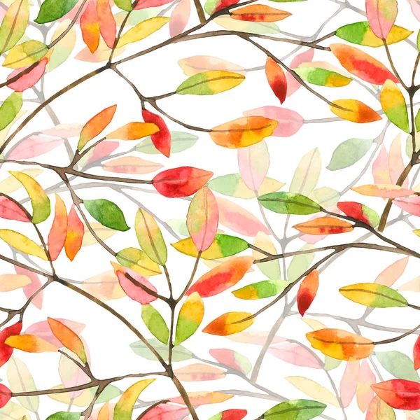 Outono padrão floral — Fotografia de Stock