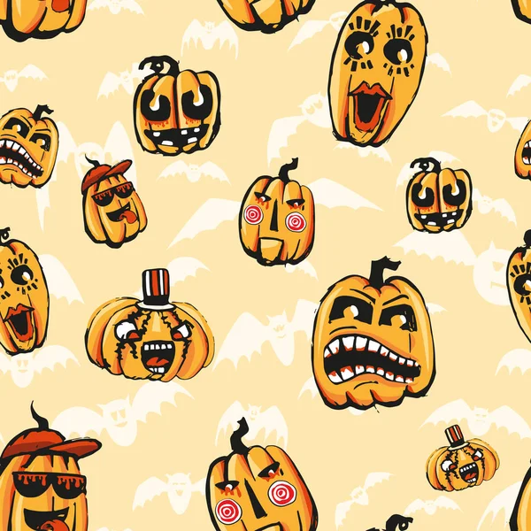 Raster textuur voor Halloween bestaande uit elementen van de vakantie — Stockfoto