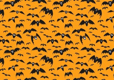 Raster doku tatil elemanlarından oluşan Cadılar Bayramı için