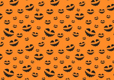 Raster doku tatil elemanlarından oluşan Cadılar Bayramı için