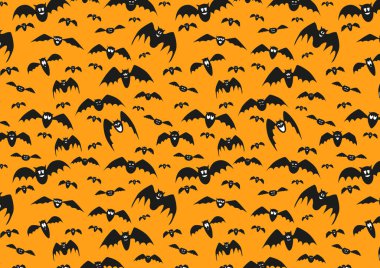 Raster doku tatil elemanlarından oluşan Cadılar Bayramı için