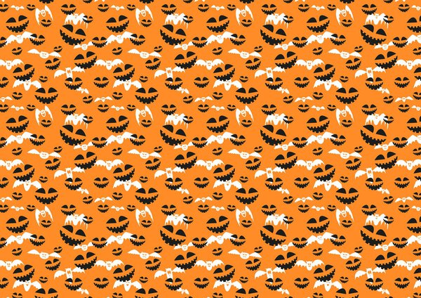 Растертая фактура для Хэллоуина, состоящая из элементов праздника
