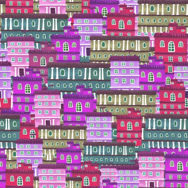 Tekstury z miasta domów — Zdjęcie stockowe