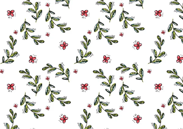 Çiçek deseni, raster doku