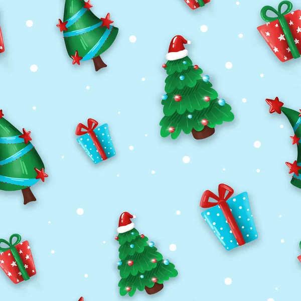 Muster Mit Weihnachtlicher Textur Raster — Stockfoto