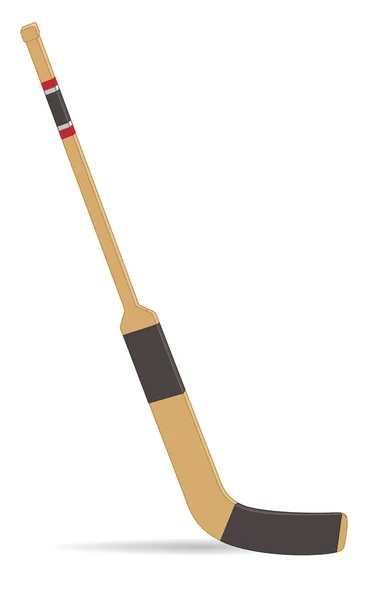 Goalie hockey stick layout — Stock Vector