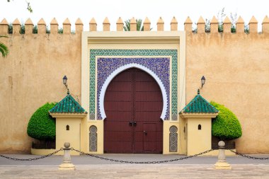 Eski giriş kapısı Fas Fes Royal Palace
