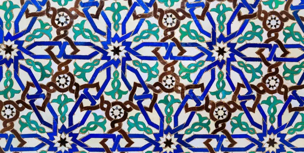 Mosaico islâmico estilo marroquino útil como fundo — Fotografia de Stock