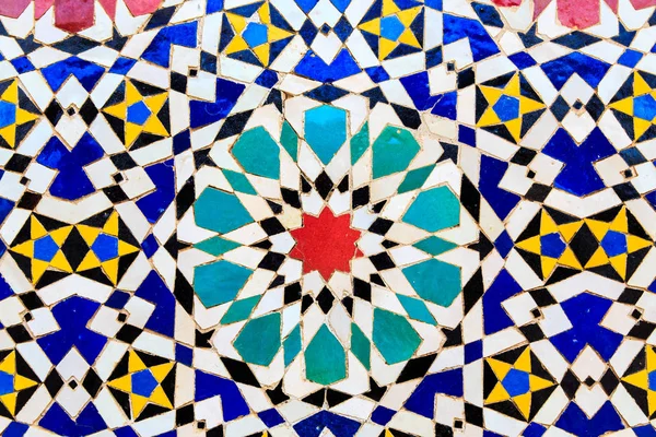 Iszlám mozaik marokkói stílusú hasznos háttérként — Stock Fotó